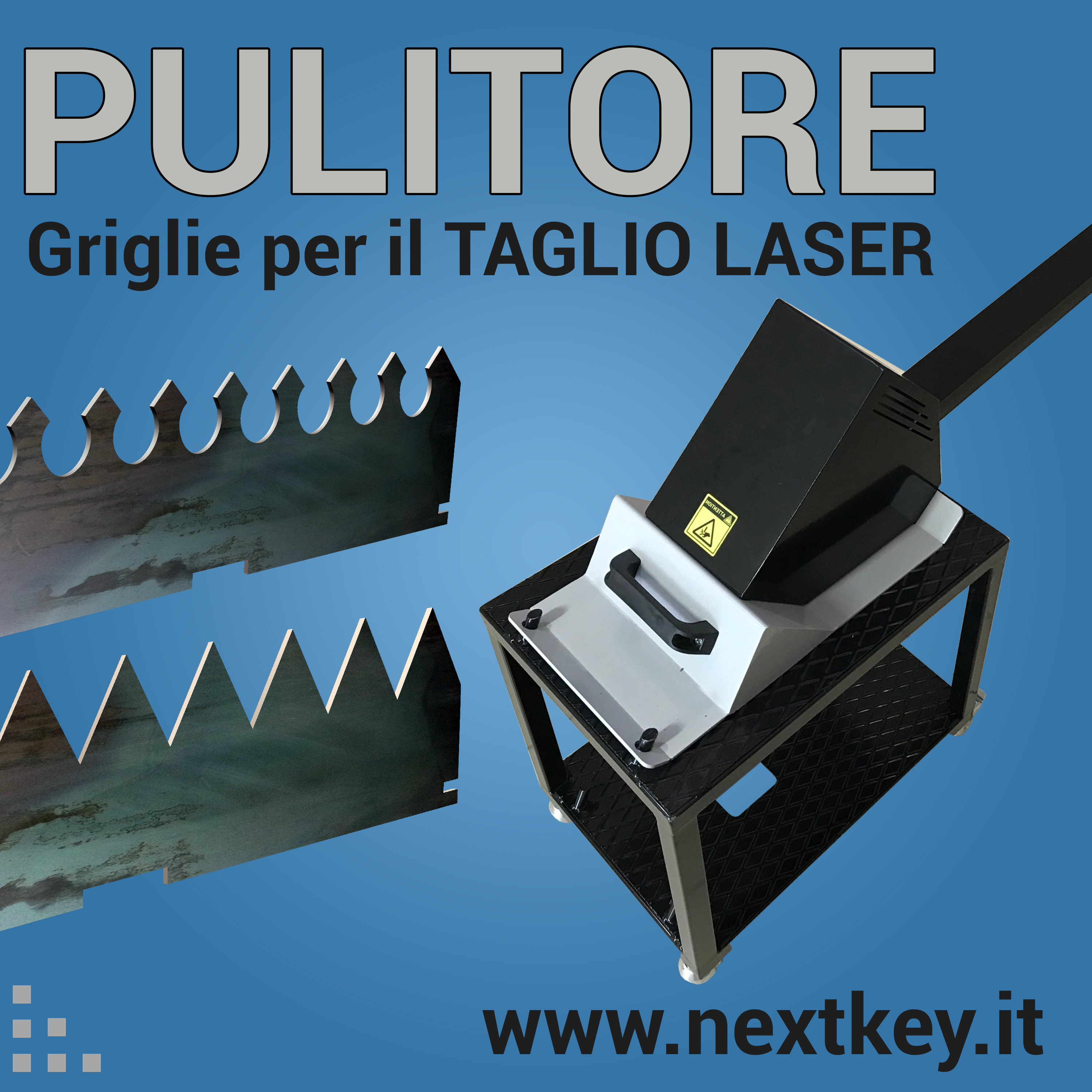 Puligriglie per laser | NextKey srl Brescia