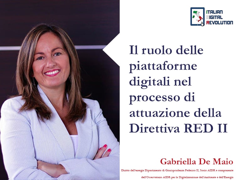 Il ruolo delle piattaforme digitali nel processo di attuazione della Direttiva RED II