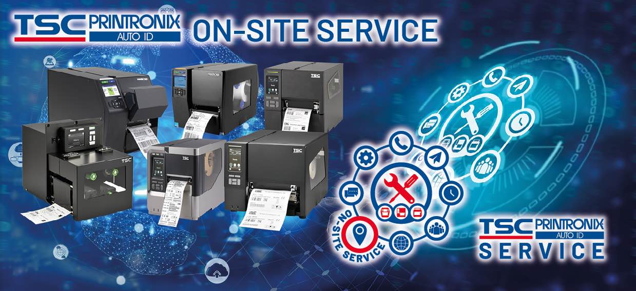 TSC offre ora assistenza on-site per tutte le sue stampanti industriali