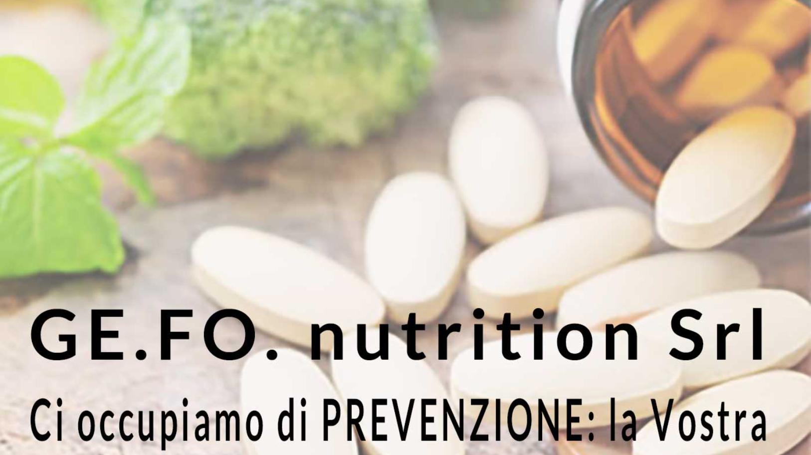 GE.FO. nutrition Srl: produttori e distributori nazionali di integratori alimentari
