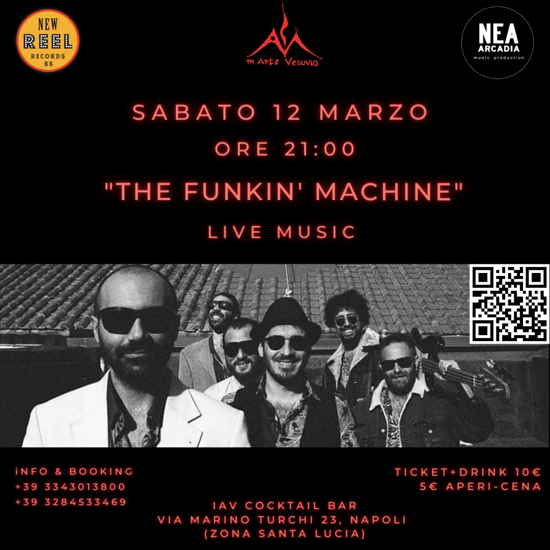 In Arte Vesuvio ospita The Funkin’ Machine