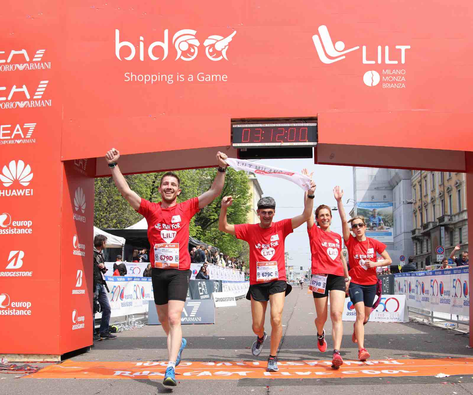 Milano Marathon 2022: Bidoo a sostegno di Lilt