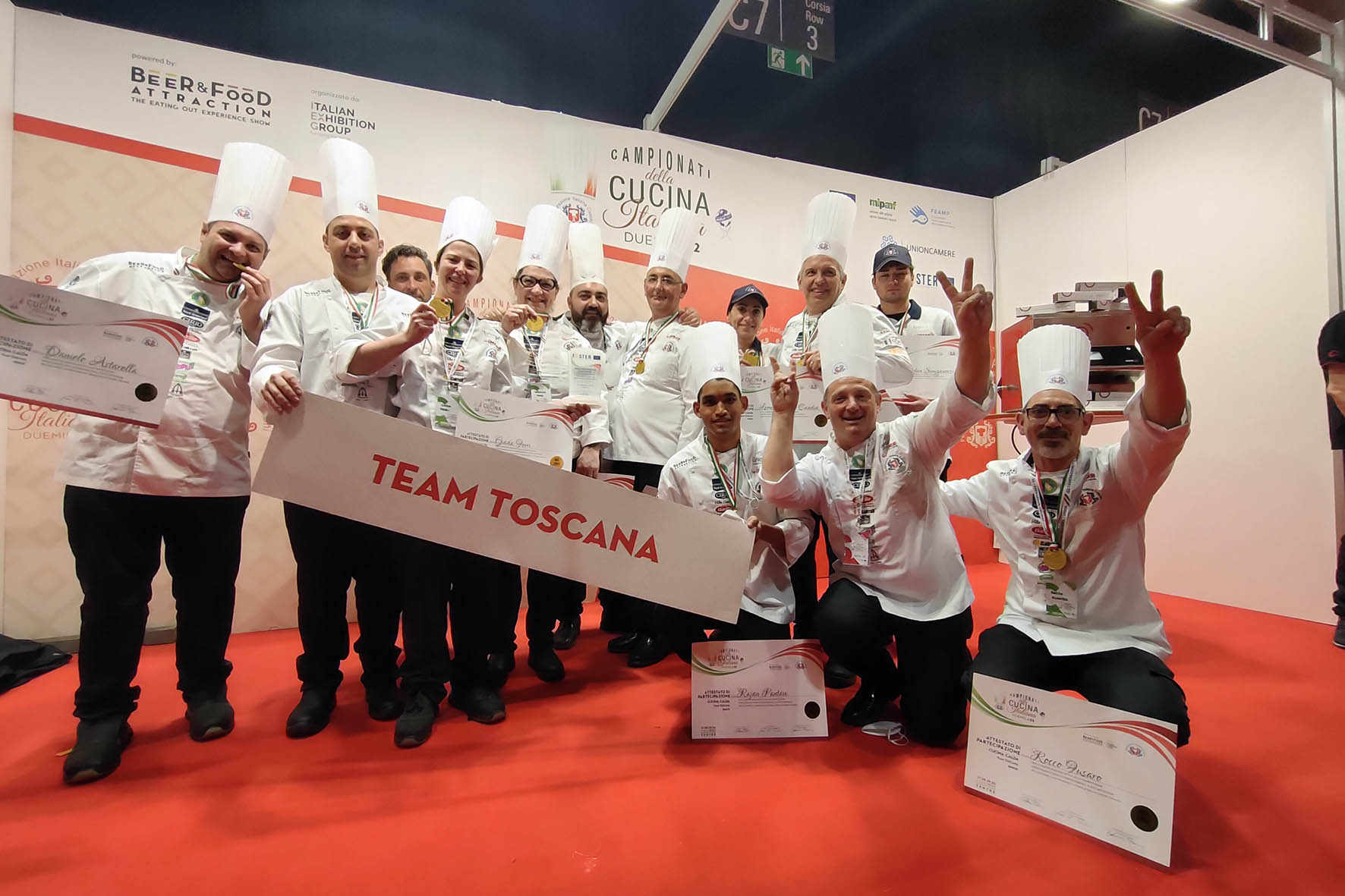 I cuochi toscani fanno squadra e vincono ai Campionati della Cucina Italiana