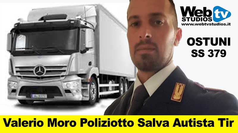 Valerio Moro Poliziotto Salva Autista Tir in Corsa