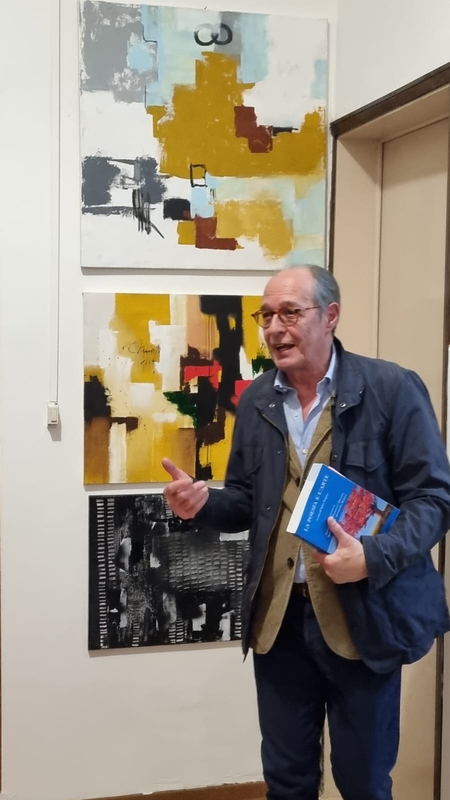 Grande successo per Claudio Detto in mostra al Palazzo delle Arti di Bassano d.G. col critico d’arte Salvo Nugnes