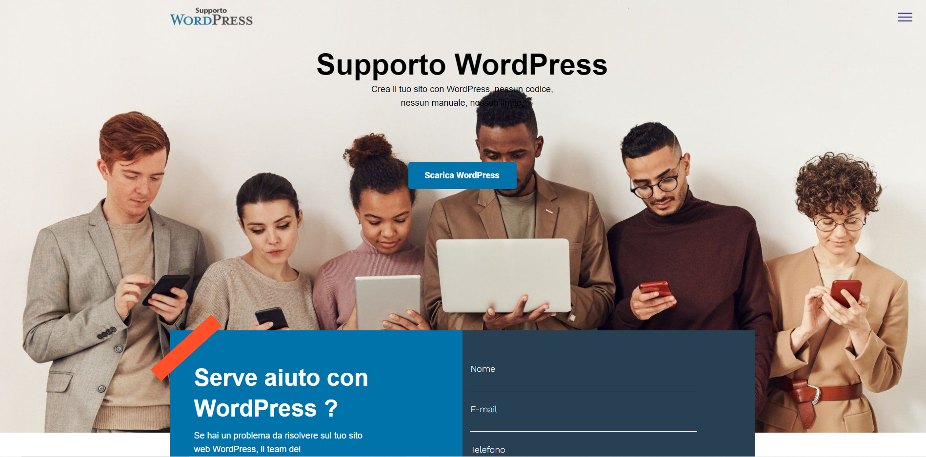 Assistenza WordPress Milano