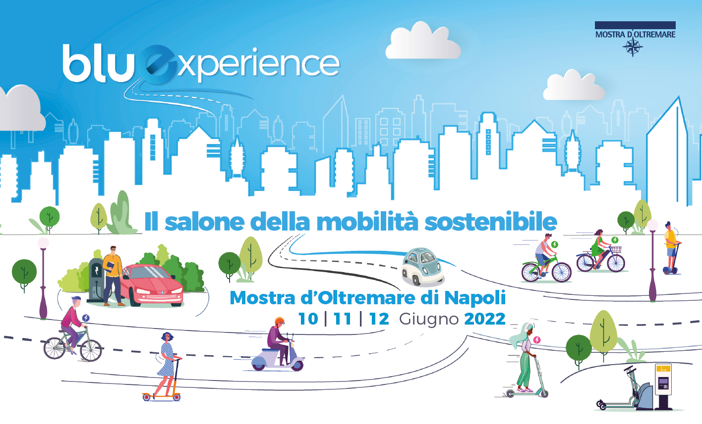 Bluexperience rende per tre giorni Napoli la città della mobilità sostenibile