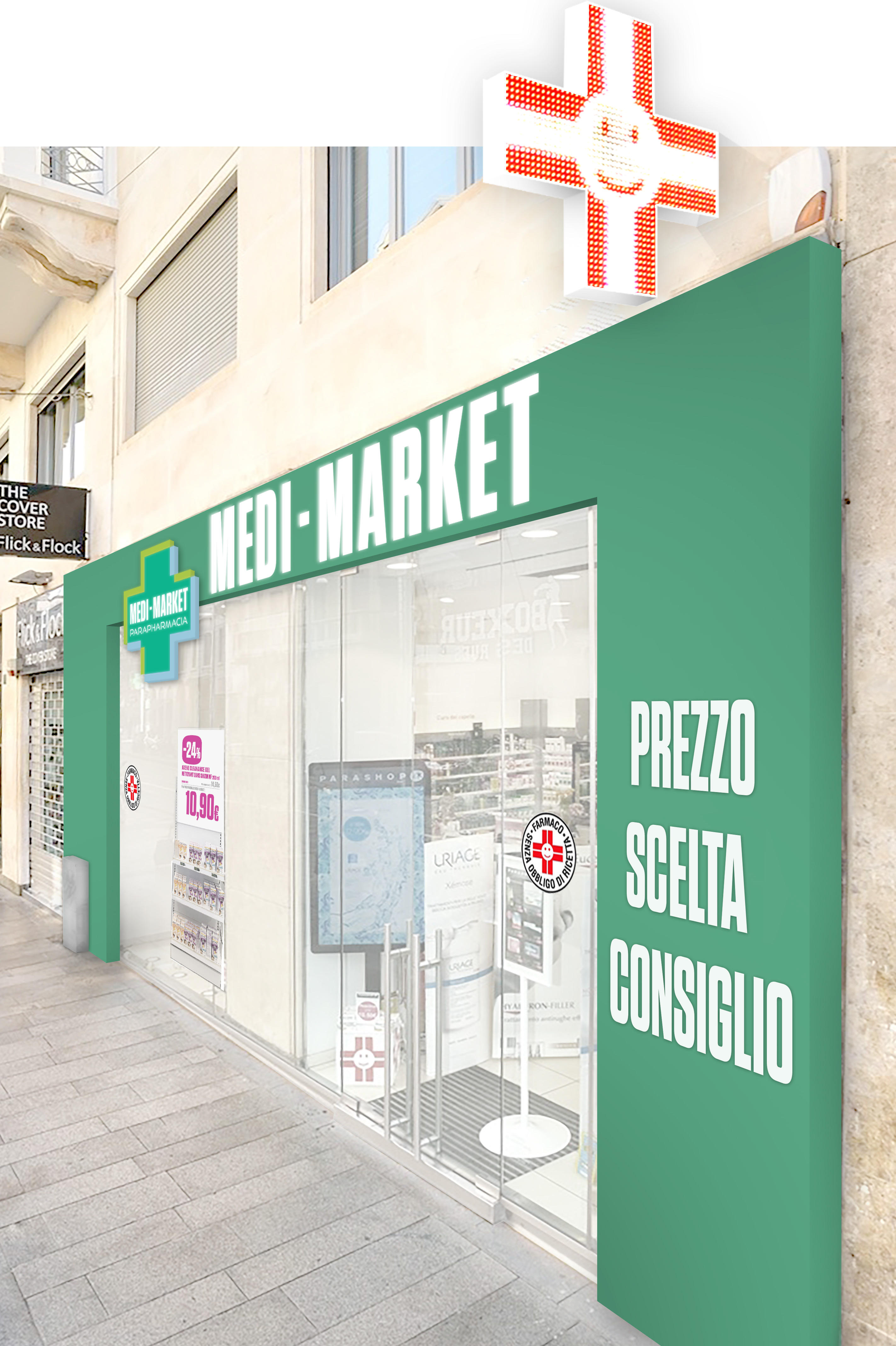 Medi-Market Italia completa il suo progetto di rebranding, portando ad insegna “Medi-Market”  anche l’ultimo punto vendita di Via Torino 51 a Milano 