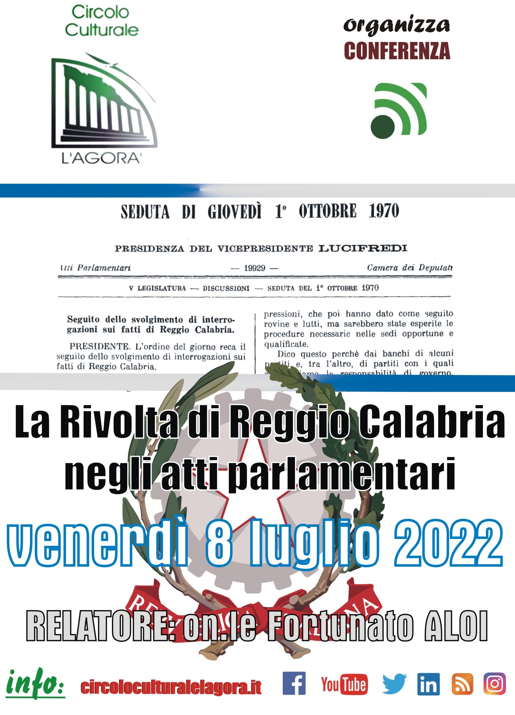 Foto 1 - La Rivolta di Reggio Calabria negli atti parlamentari