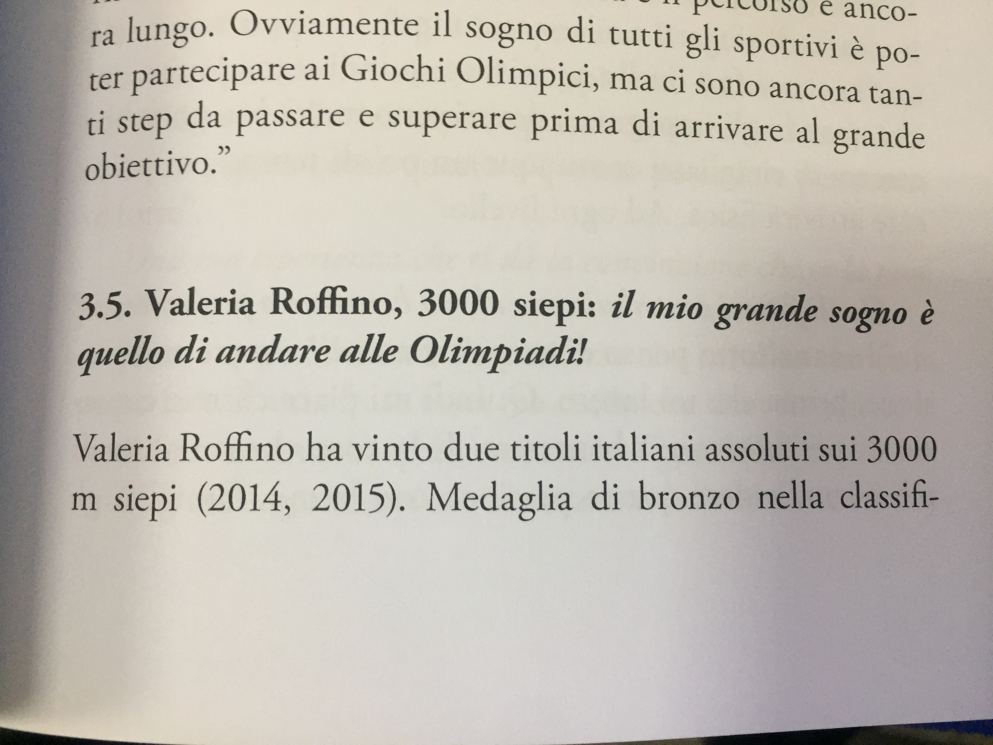 Foto 2 - Valeria Roffino, 3000 siepi: Il mio grande sogno è quello di andare alle Olimpiadi! 