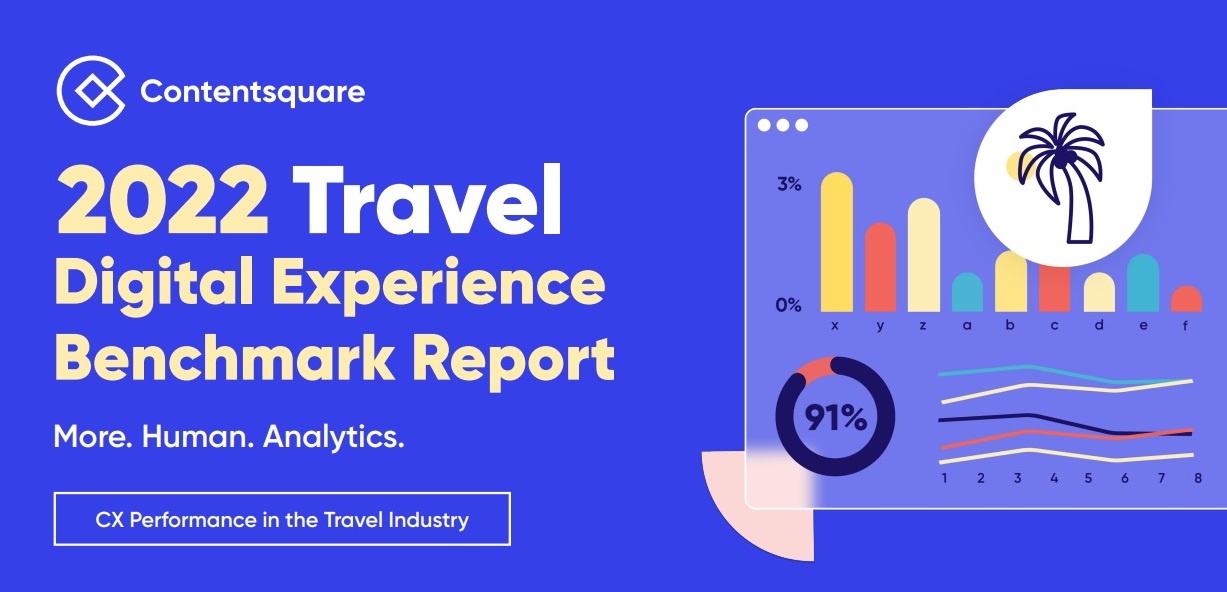 Il 42% dei clienti del settore viaggi abbandona un sito dopo aver visualizzato una sola pagina: il nuovo Travel Digital Experience Benchmark Report di Contentsquare analizza potenzialità e criticità del settore nel post