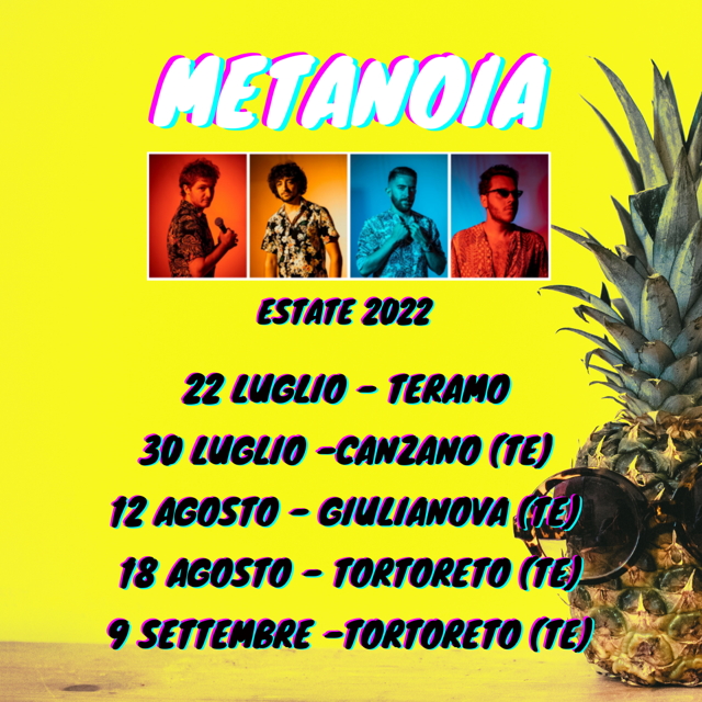 Metanoia: annunciate le prime date estive del tour