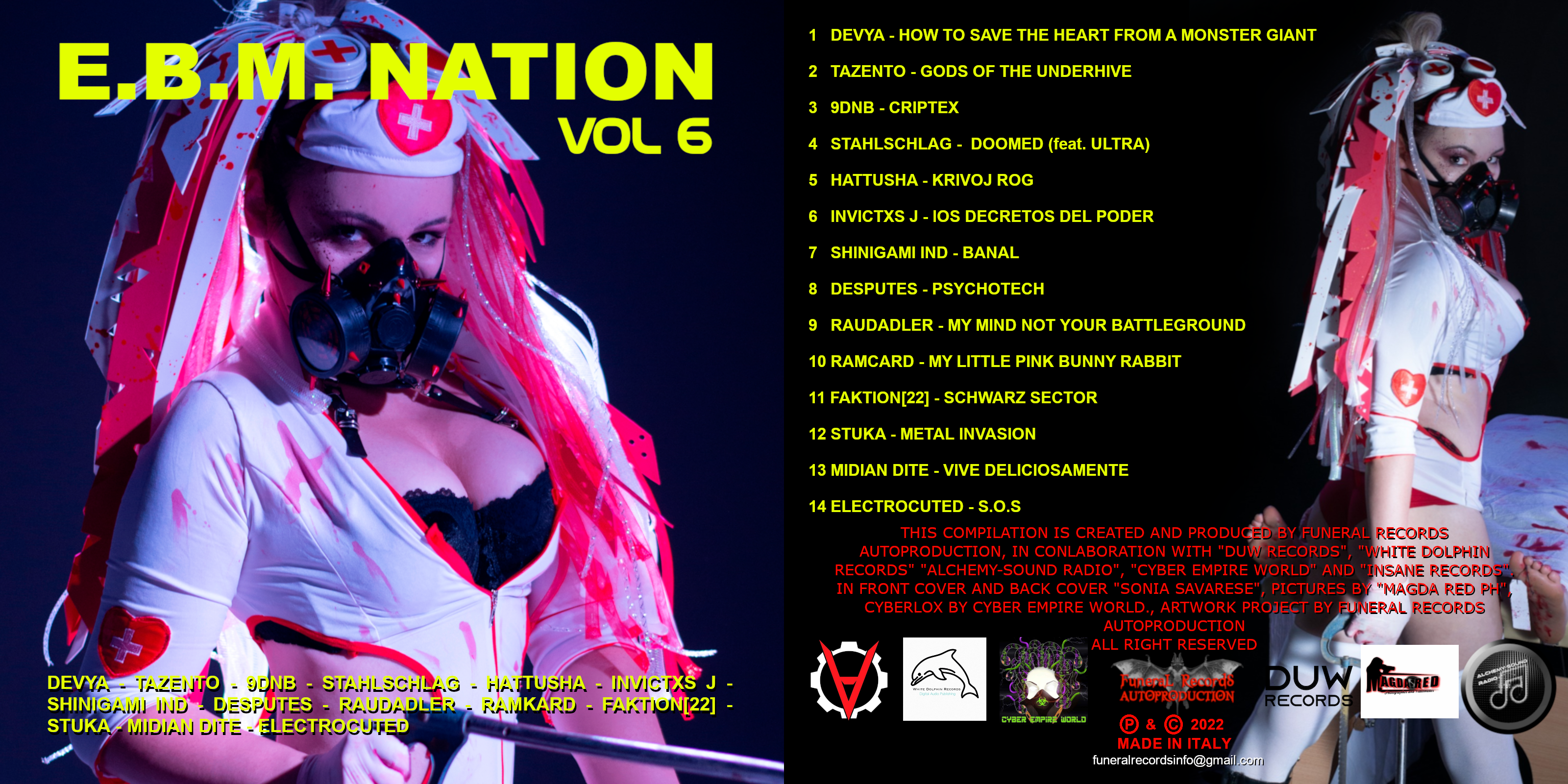 Foto 4 - Fuori nelle piattaforme digitali la nuova compilation internazionale della Funeral Records : E.B.M. Nation volume 6!