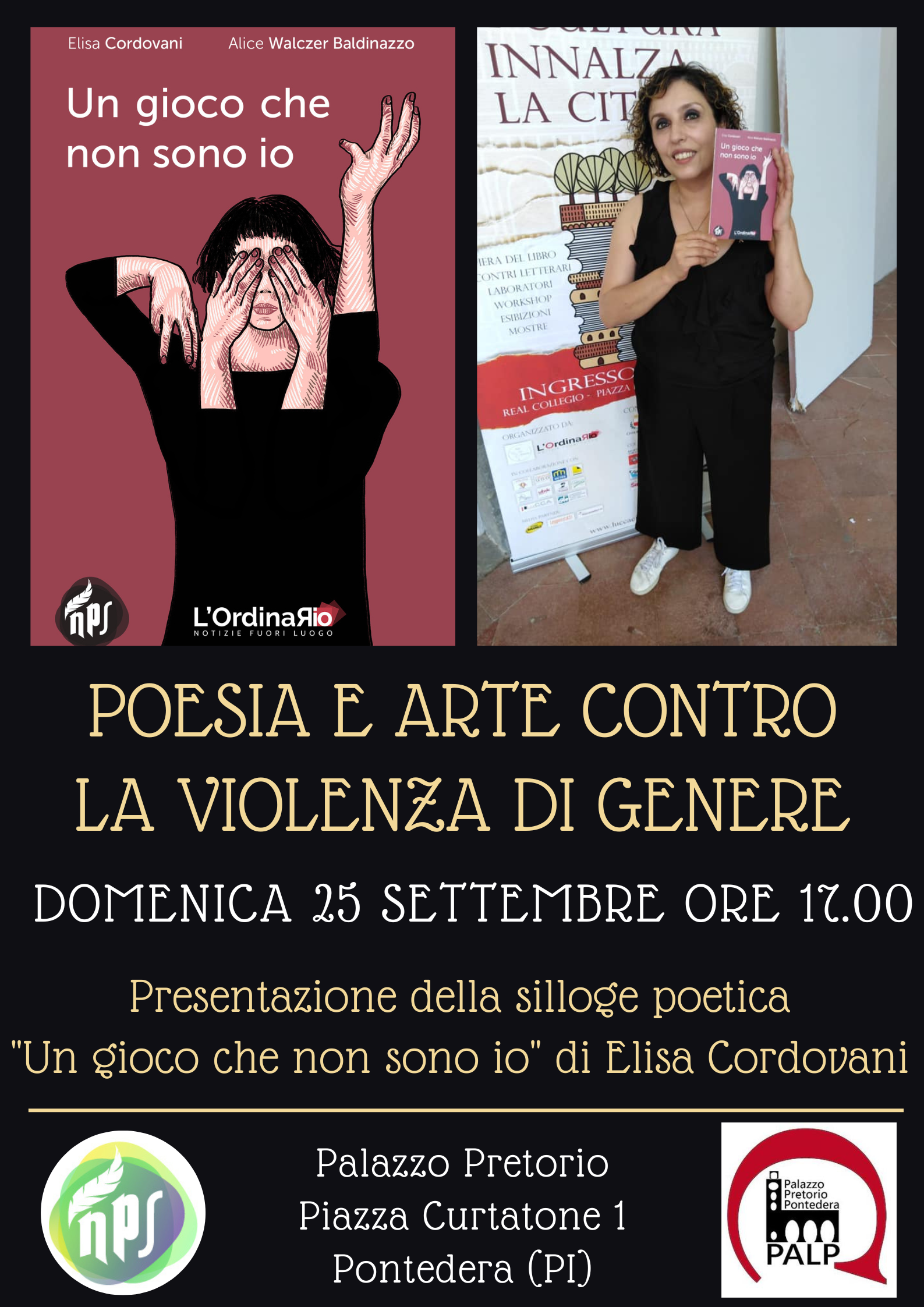 Foto 1 - Arte e poesia contro la violenza di genere - Pontedera