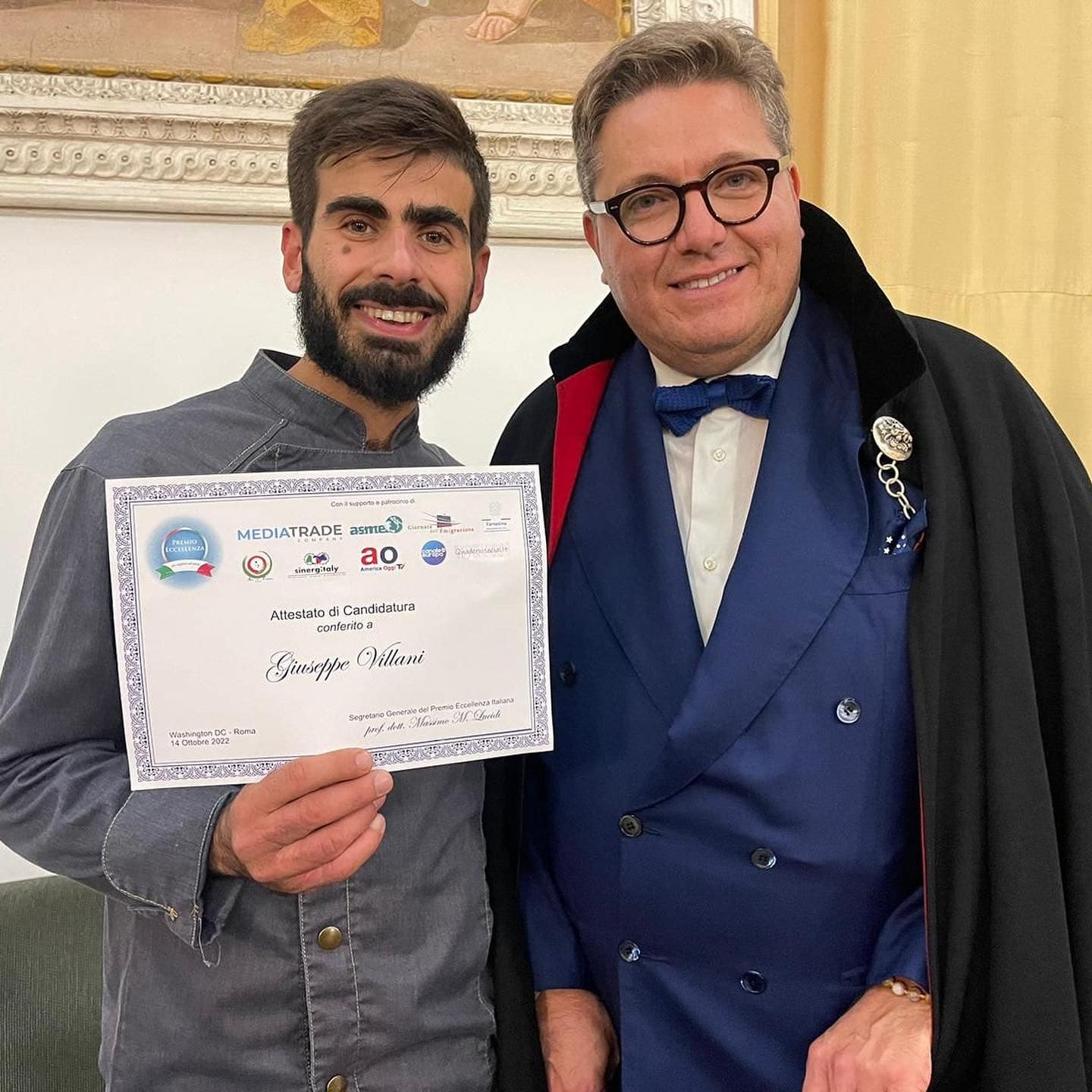 Foto 4 - Giuseppe Villani riceve il “Premio Eccellenza Italiana” a Roma