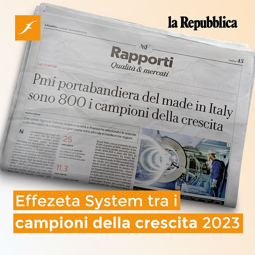 Foto 3 - LA “EFFEZETA SYSTEM” È CAMPIONE DELLA CRESCITA 2023 PER ITQF