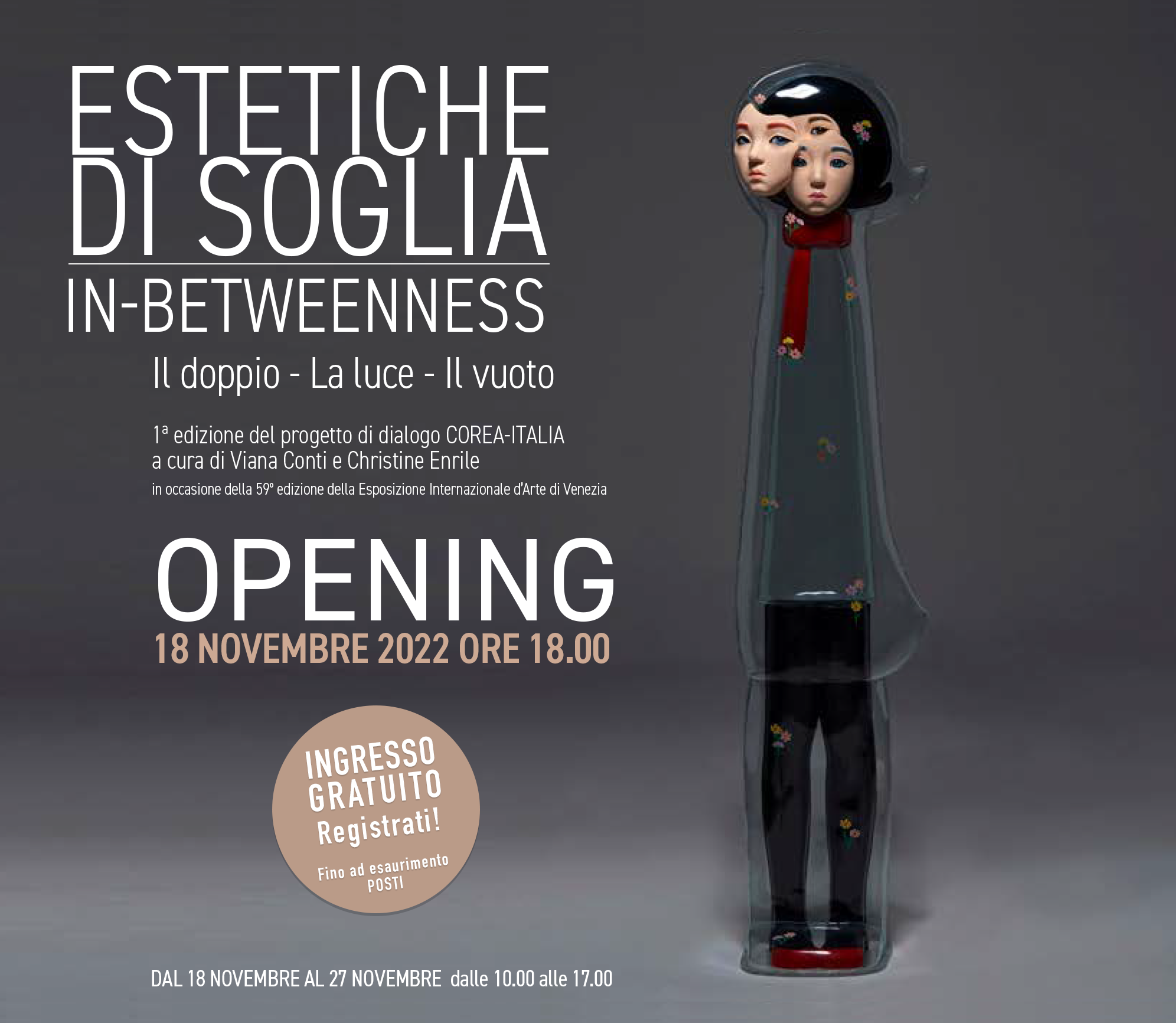 Foto 1 - Si inaugura a Venezia la rassegna di artisti coreani ESTETICHE DI SOGLIA/IN-BETWEENNESS