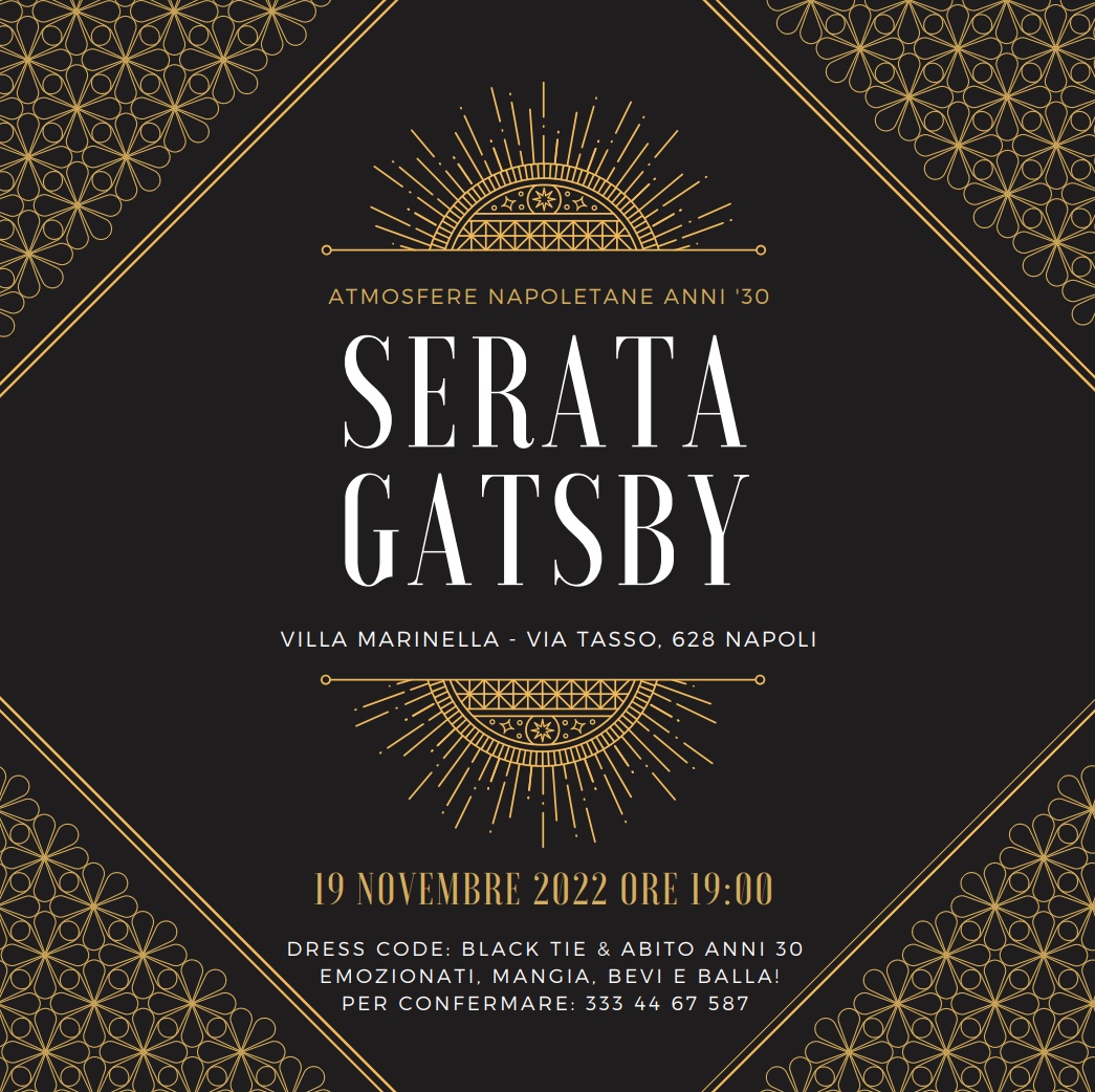 Foto 5 - Serata Gatsby - Atmosfere napoletane anni ’30: ecco i partner dell’evento esclusivo