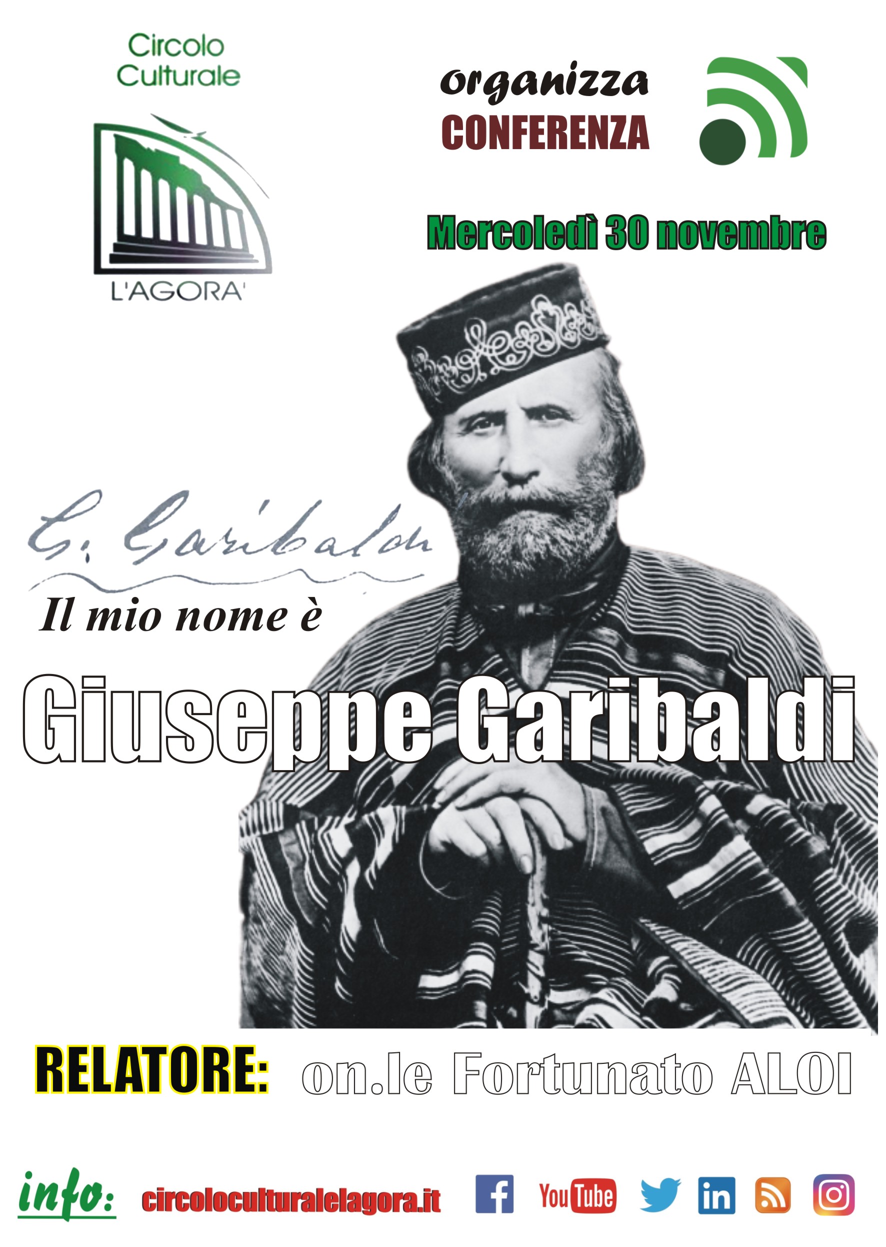 Foto 1 - L’Agorà: nuova conversazione su Garibaldi