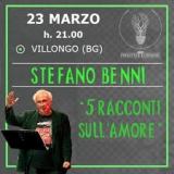 DOMENICA 23 MARZO alle ore 21,00 STEFANO BENNI e Dacia D'Acunto in “5 Racconti sull'amore”  @ TEATRO L'ISOLA Villongo ( BG )