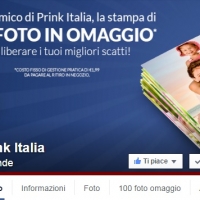 Continuano le promo Prink su Facebook Stampe omaggio a chi diventa �amico�