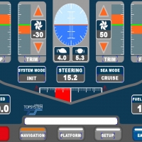 Foto 3 - Regolazione elettronica di assetto sulle trasmissioni Topsystem per Pershing Yacht