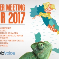 E’ l’ora del VoIP VoipVoice presenta il Partner Meeting Tour 2017  Dopo il debutto in Sicilia, 8 giornate di incontro e formazione dedicate ai partner  di tutta Italia
