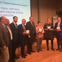 Il Premio Logistico dell’anno 2017 a CHEP Italia, Coop Italia, Deco Industrie e Sorgenti Emiliane Modena per il progetto “Trasporto collaborativo multiplayer”