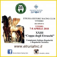 Il 7 e 8 Aprile va in scena la XXIII Coppa degli Etruschi