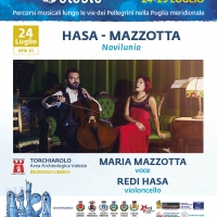 Il duo Hasa-Mazzotta in concerto alle Terme di Valesio per presentare “Novilunio” nella III edizione del Festival 