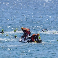 Foto 3 - K38 Italia per la sicurezza in acqua  del “Forte Village Challenge Sardinia”  e del Campionato Italiano FISW Surf Games 2018