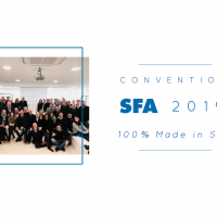 Convention SFA 2019:  “100% Made in SFA”  Con tante novita’ di prodotto e  nuovi progetti a supporto delle vendite 