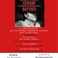 Cesare Battisti: Paesi Edizioni presenta il libro-inchiesta a Roma il 28 marzo 