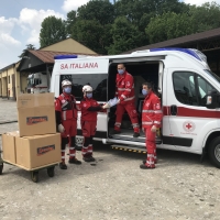 Spontex in aiuto alla Croce Rossa Italiana 