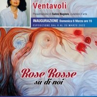 S. Nugnes, C. Torelli e M.L. Franchi presentano la mostra “Rose rosse su di noi” della talentuosa Gabriella Ventavoli 