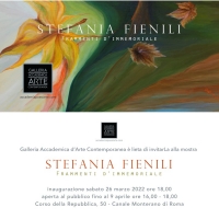 Foto 1 - La Galleria Accademica presenta Stefania Fienili. Frammenti d’immemoriale.