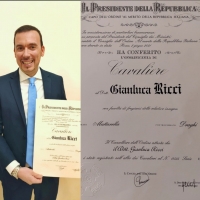Gianluca Ricci diventa Cavaliere dell'Ordine al merito della Repubblica