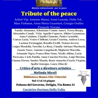 Tribute of the peace.  A Siracusa in Ortigia si terrà la mostra per la pace