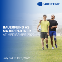 Bauerfeind major partner di Medigames 2022, i Giochi Mondiali della Medicina e della Sanit�.