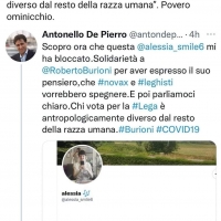 Povero ominicchio, Salvini attacca De Pierro Spinelli solidarizza