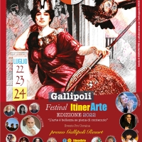 Itinerarte: il 22 l'apertura del Festival nella biblioteca di Gallipoli. Il 23 e 24 le serate di gala con tanti artisti