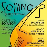 SOIANO BLUES FESTIVAL  16^ Edizione  I colori del Blues dal 29 luglio al 13 agosto 2022