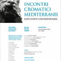 Expo d'Arte Contemporanea INCONTRI CROMATICI MEDITERRANEI a Salerno 