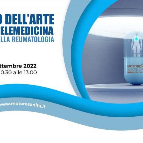 Invito stampa - Stato dell'arte della telemedicina. Il caso della reumatologia - 26 settembre 2022, Ore 10:30