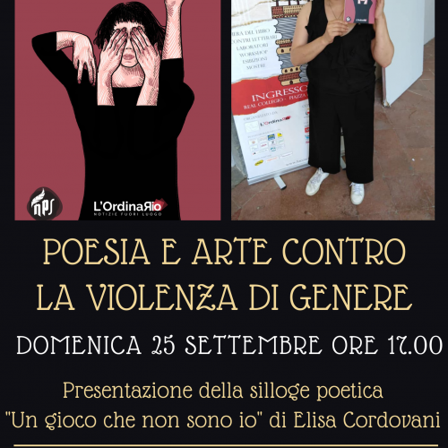 Foto 1 - Arte e poesia contro la violenza di genere - Pontedera