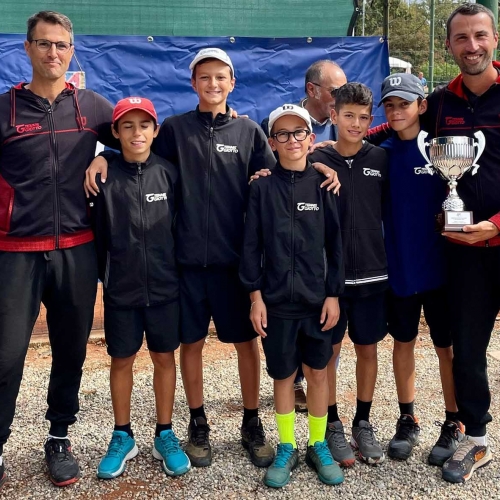 Foto 1 - Due squadre del Tennis Giotto sul podio dei Campionati Italiani Giovanili