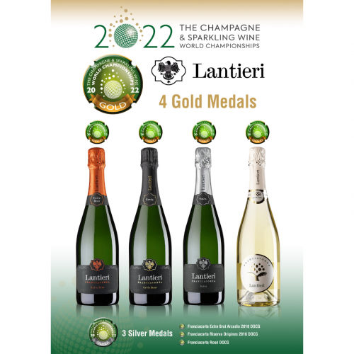 Cantina Lantieri: 4 medaglie d’oro e 3 d’argento al prestigioso The Champagne & Sparkling Wine World Championship 2022