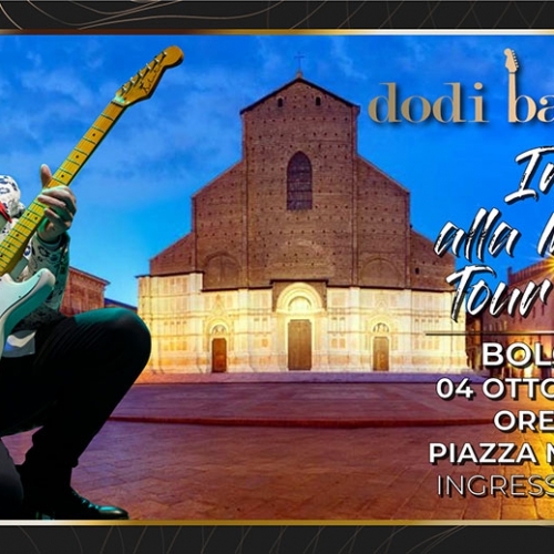 Dodi Battaglia in concerto con �Inno alla Musica Tour 2022�, il 4 ottobre a Bologna, in Piazza Maggiore