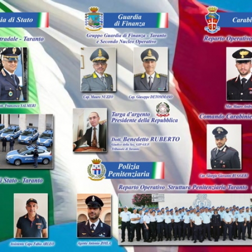 Bari, la XX edizione del Premio per le Forze dell’Ordine