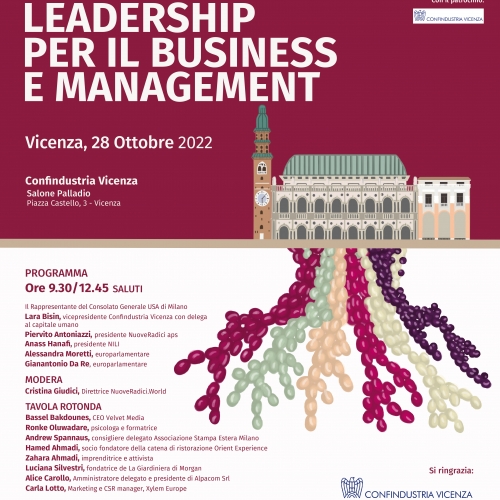 Diversity leadership Imprenditori veneti e imprenditori di origine straniera a confronto Come la diversità arricchisce il genio italiano in creatività e business